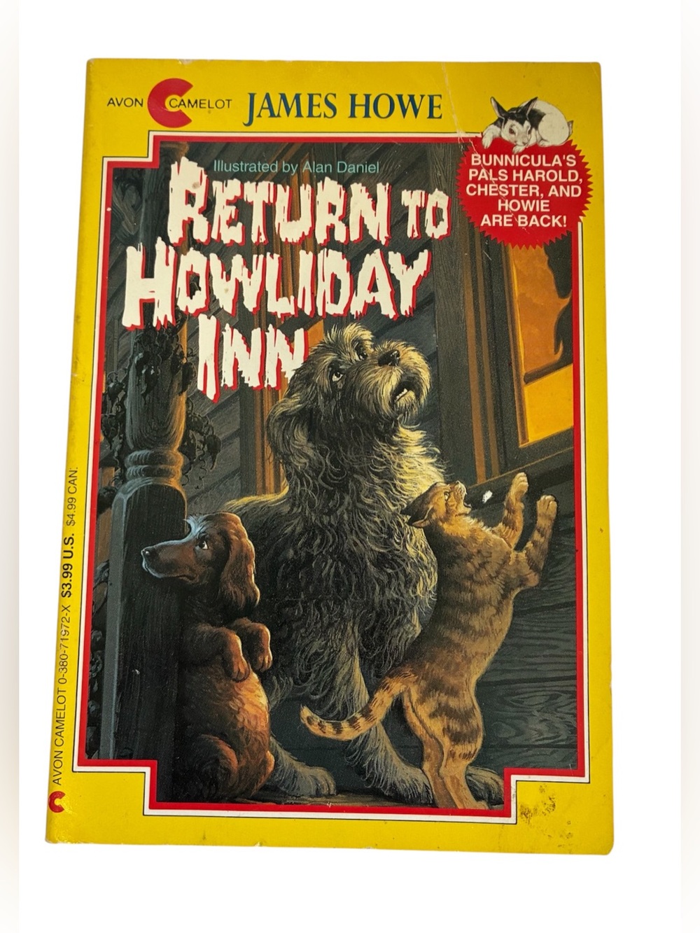 6/$20🎉 VINTAGE  ‘RETURN TO HOWLIDAY INN’ JAMES HOWE CHILDREN’S CHAPTER BOOK